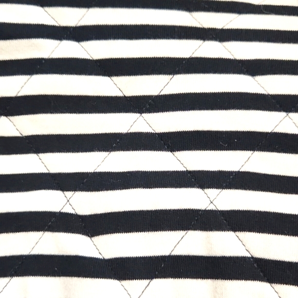 Vintage Chaus USA Blue Quilted  100% Cotton Dolman Zip Up Jacket Large HTF EUC - Picture 11 of 12